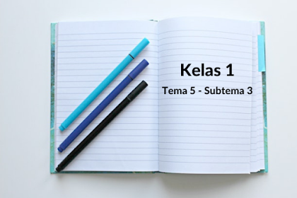 Soal Kelas 1 Tema 5 Subtema 3 dan Kunci Jawaban