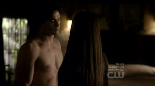 Ian Somerhalder and Zach Roerig Shirtless on Vampire Diaries s1e15