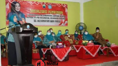 Buka Pembinaan TP PKK Kecamatan dan Desa, Winarni Minta Program PKK Dukung Kemajuan Desa