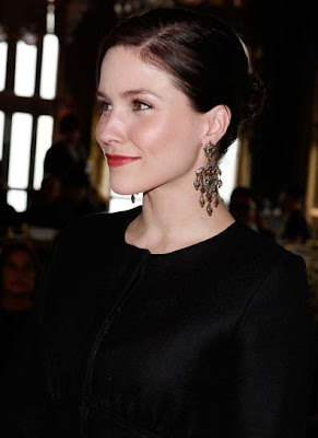 Sophia Bush Gemstone Chandelier Earrings