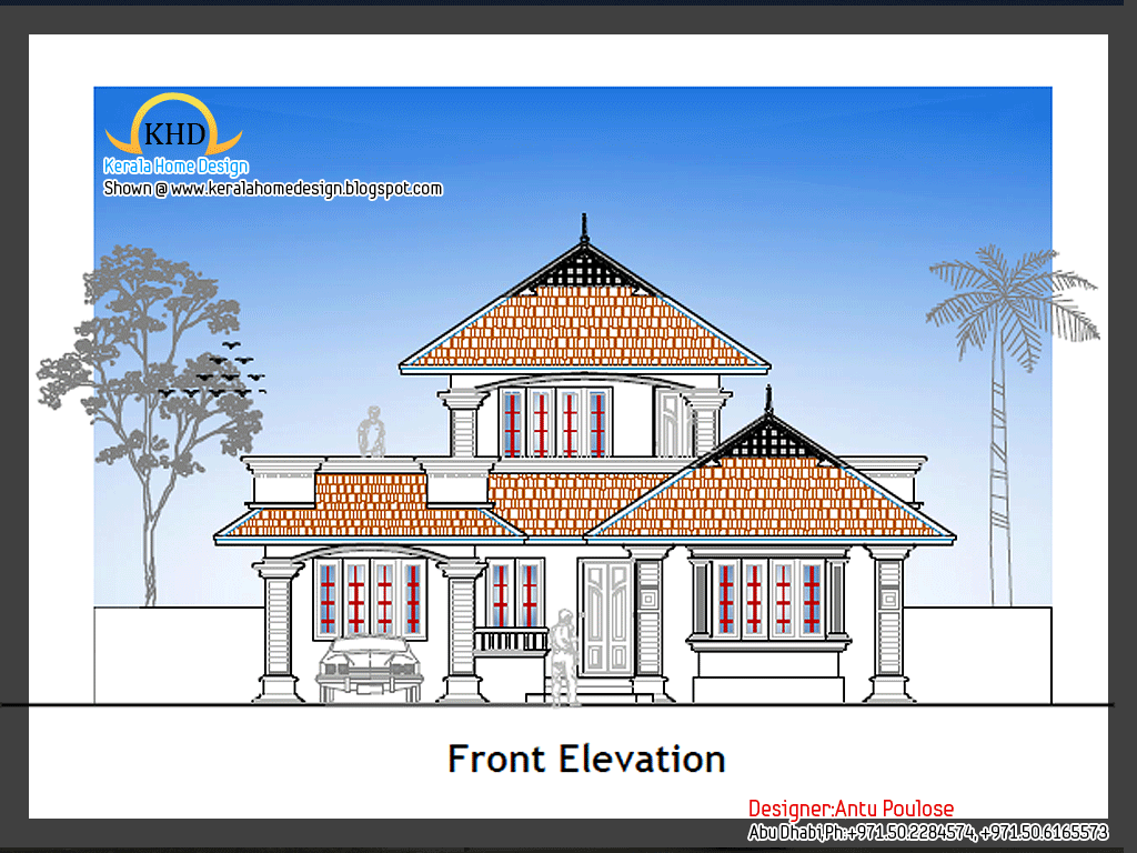  Home  plan  and elevation  1800 Sq Ft Kerala home  design 