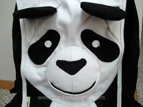 EcoZoo panda backpack