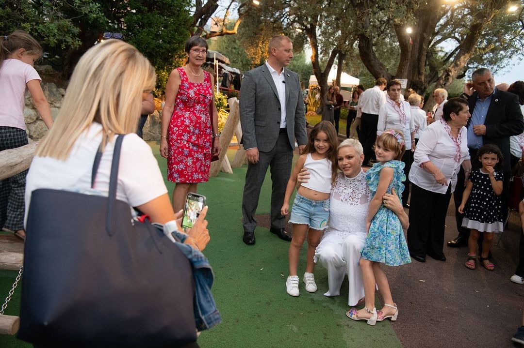 Prince Albert and Princess Charlene took their two children Prince Jacques and Princess Gabriella to "U Cavagnetu" - Traditional Monaco Picnic
