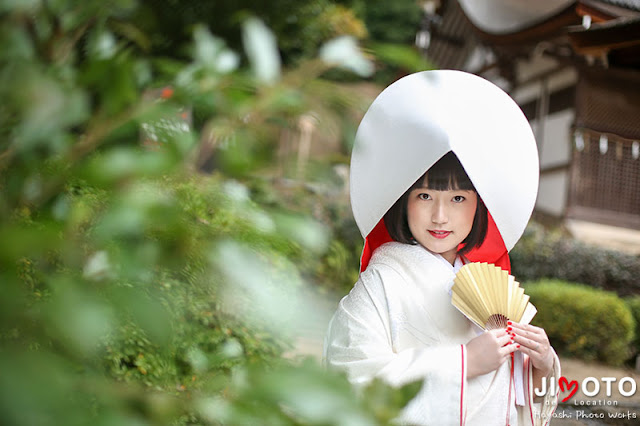 宇治上神社での挙式撮影