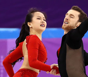 A wardrobe malfunction nearly led to an embarrassing moment for Yura Min on her Olympic debut on Sunday.