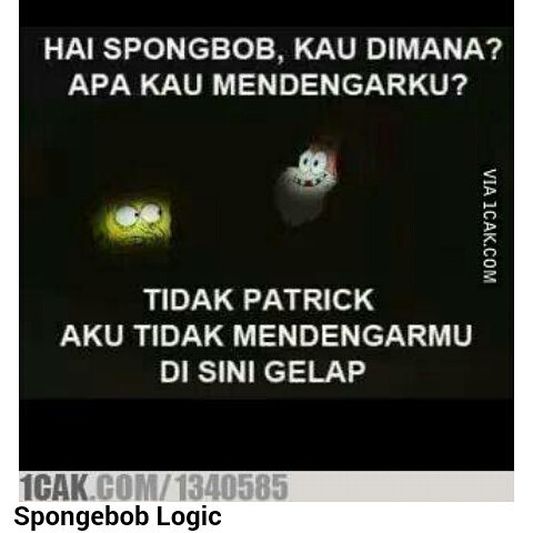 11 Meme 'Spongebob' Ini Kocak Banget, Logika Berpikir Kamu 