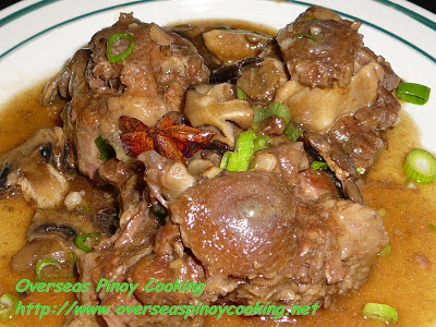 Oxtail with Mushroom Oyster Sauce