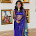 Manumika Hot Navel Show Photos in Blue Transparent Saree