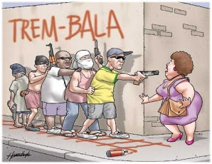 Democracia Política e novo Reformismo: Charge: Trem bala