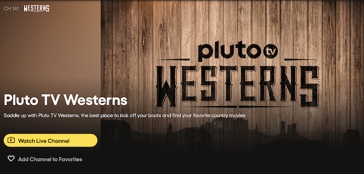 Pluto TV Westerns