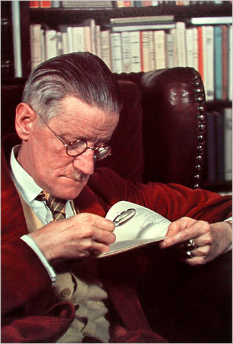 Colour photograph of James Joyce, 1939.