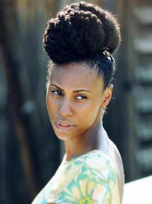 Classy Women Black Hairstyles Buns 2015