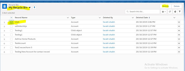 after undelete trigger in salesforce example