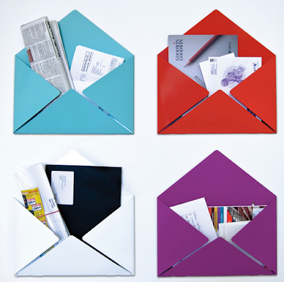 envelope-shaped wall folders for papers