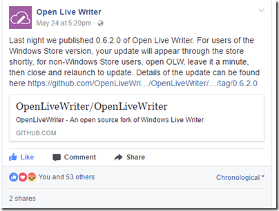 Open Live Writer