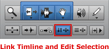 Link Timeline and Edit Selection Button in Pro Tools