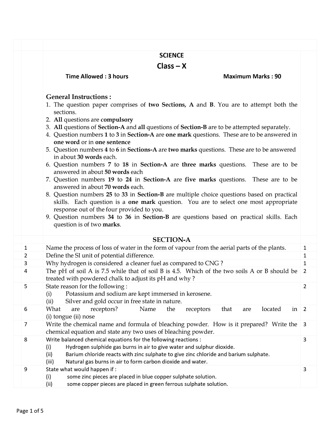 ALL PAPERS CLASS 10 SCIENCE TERM all-papers-class-10-science-term