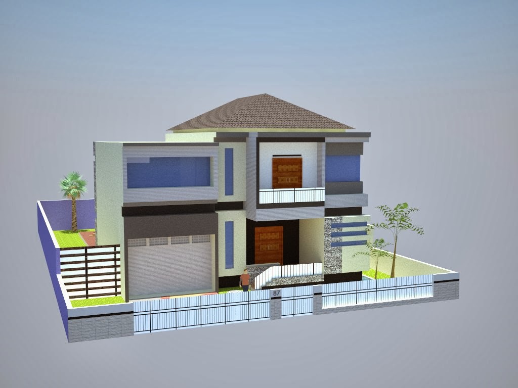 Contoh Desain Rumah Sederhana Minimalis Desain Denah Rumah