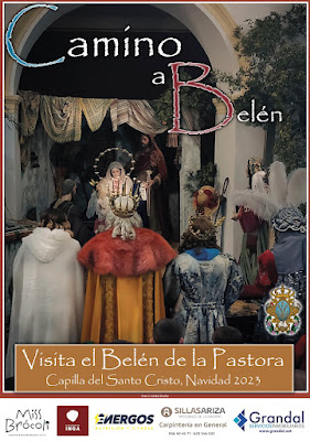 IMG-20231206-WA0007 BENDICIÓN DEL BELÉN PASTOREÑO Y PRESENTACIÓN DEL CARTEL "CAMINO A BELÉN" EN LA CAPILLA DEL SANTO CRISTO
