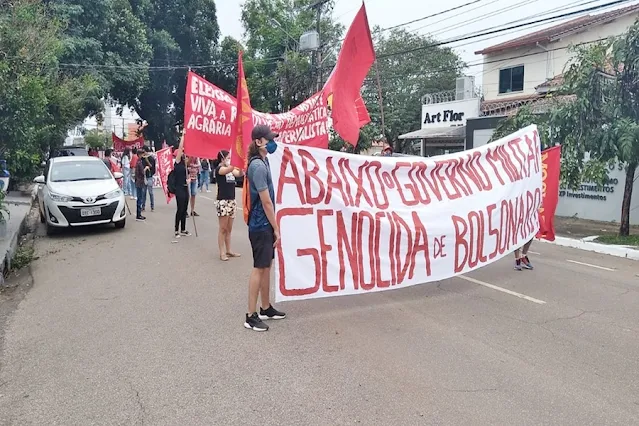 Cidades de Rondônia registram atos contra Bolsonaro e pedidos por mais vacina contra a Covid