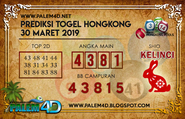 Prediksi Hongkong 30 Maret 2019