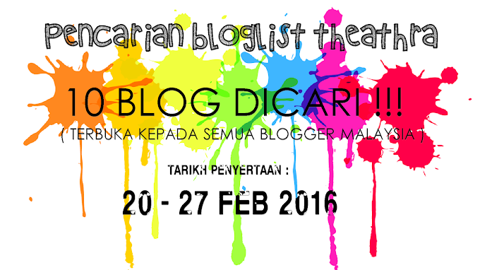 PENCARIAN BLOGLIST THEATHRA