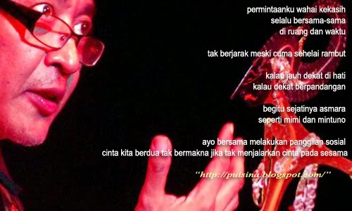 Puisi Dandanggulo Sidoasih oleh Sujiwo Tejo