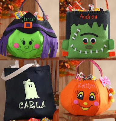 Here are some more creative Halloween candy bags that you can find in many stores or you can even make the same ones at home.