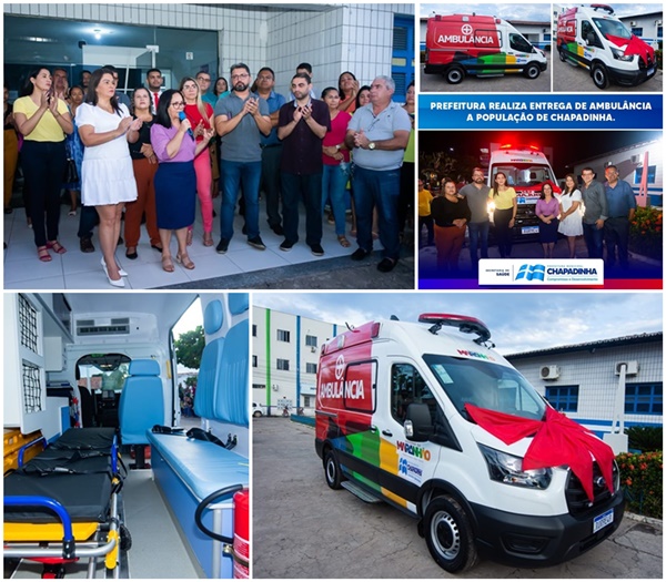 Prefeita Belezinha realiza entrega de mais uma ambulância para atendimento a pacientes de Chapadinha-MA
