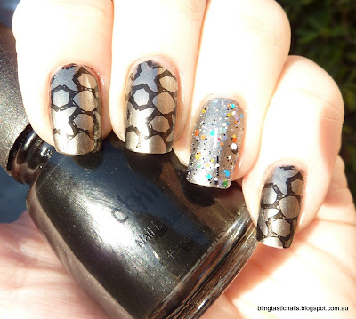 Layla Black as Ebony with stamping