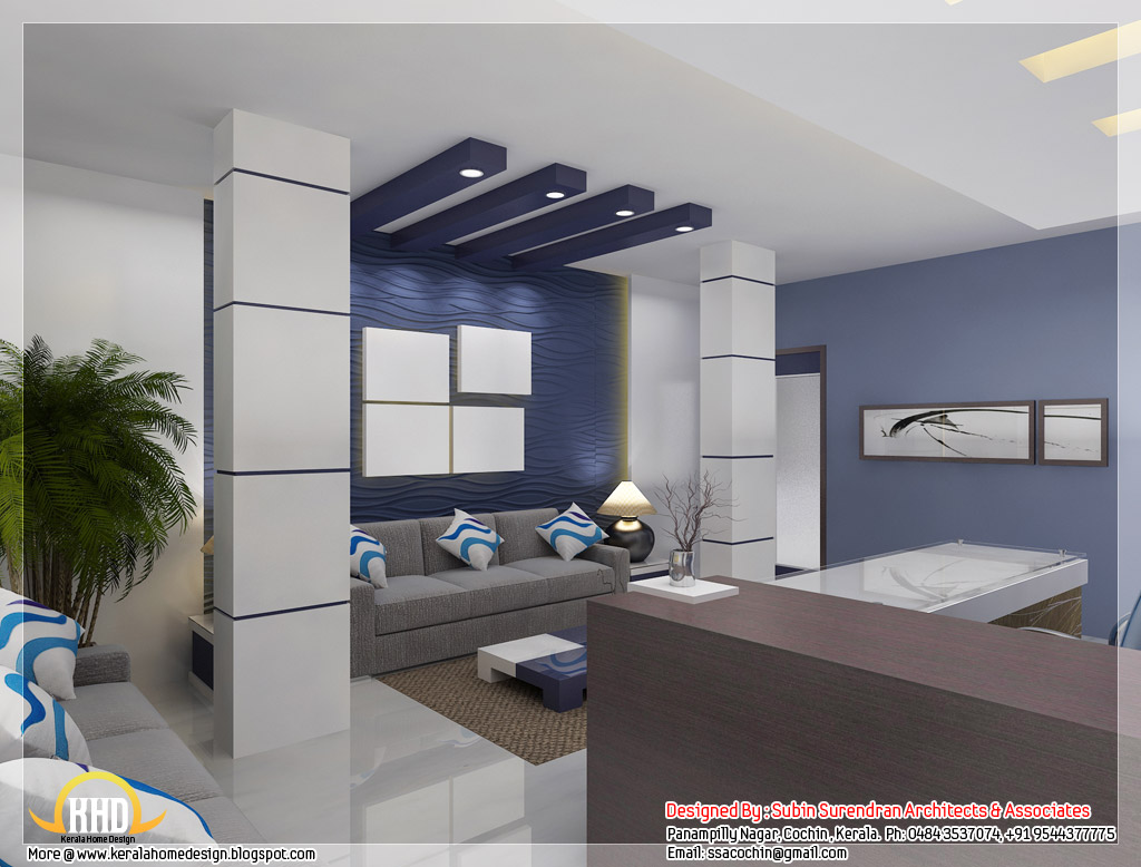Beautiful 3D Interior Office Designs Cool Design Home