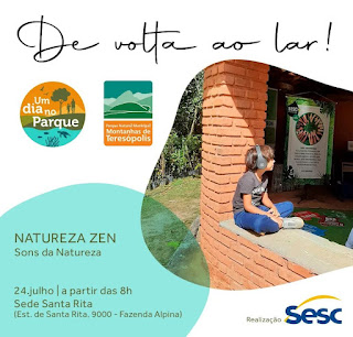 Evento ‘Um dia no Parque’ movimenta a sede Santa Rita do Parque Municipal Montanhas de Teresópolis no domingo, 24/07