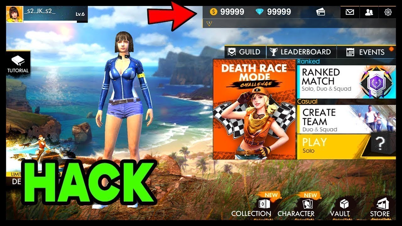 Free Fire Hack Download 9999