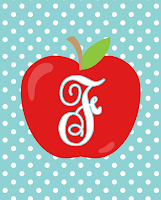 Free Teacher Monogram Printables | Letters A-Z Available | Instant Downloads | 8x10 Prints