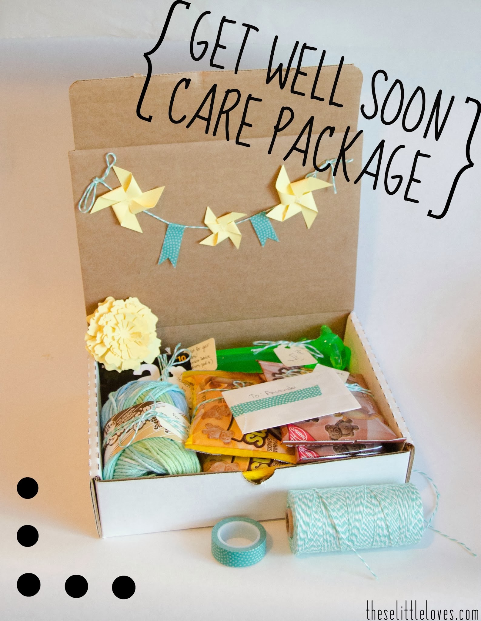 A 'Don't Go Crazy While Getting Better' Activity Care Package