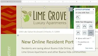 [18]: إدراج الصور والتفاف النص | وورد word 2016