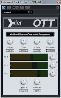 XFER OTT mastering preset