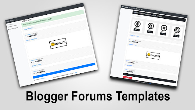 Blogger forums templates 