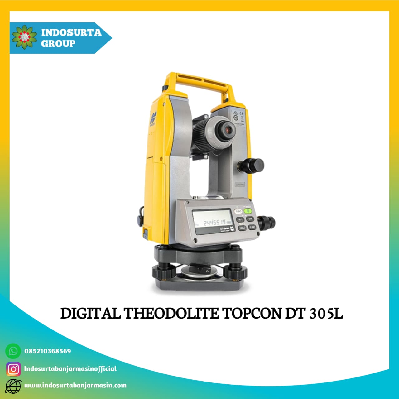 Digital Theodolite Topcon DT 305L