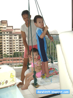 Nathanael & Zoe Joy on the Swing