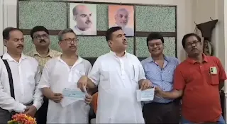 Subhendu Adhikari, DA agitators
