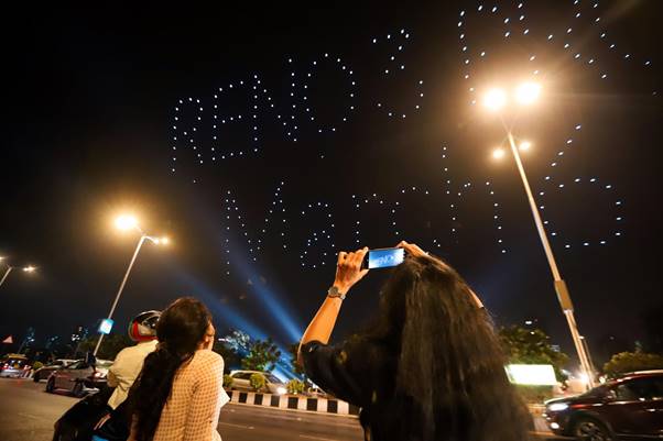 OPPO Hosts India’s Biggest Drone Fly Light Show