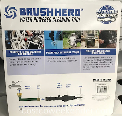 Costco 1282945 - Brush Hero Water Powered Cleaning Tool: great for any vehicle