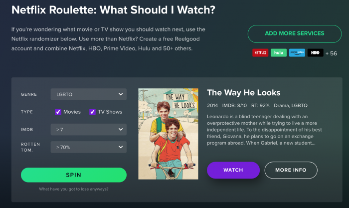 Netflix Roulette