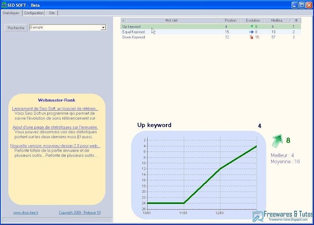 SEO Soft : un logiciel de référencement gratuit