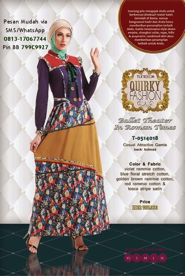 Butik Baju Muslim Terbaru 2018: Gamis Tuneeca Edisi 