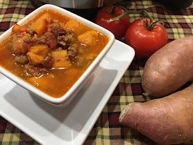 Instant Pot Sweet Potato Chipotle Chili, Hearty, easy meal, Chasing Saturday's