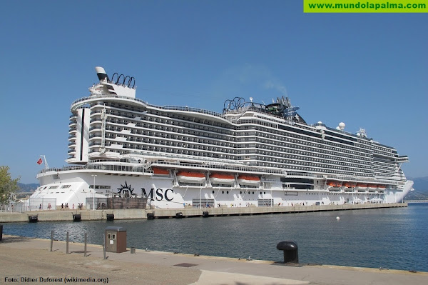 El megacrucero "MSC Seaview" realizará su primera escala en el puerto de Santa Cruz de La Palma el 24 de marzo