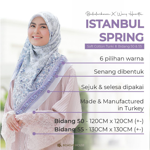 Tudung Cotton Turki By Wany Hasrita Koleksi Raya 2022