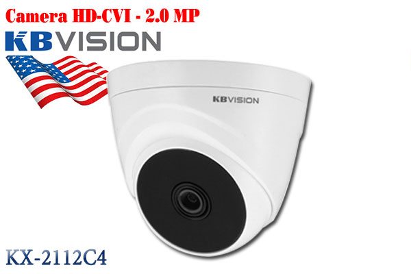 Camera hồng ngoại 2M thương hiệu KBvison KX-2112C4